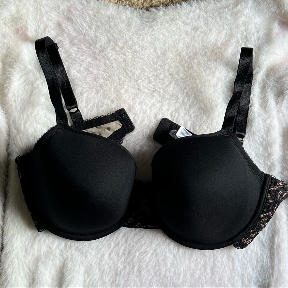 WACOAL Black Lace T-Shirt Bra 38DD